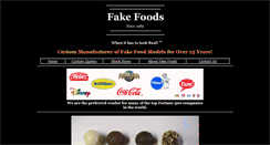 Desktop Screenshot of fake-foods.com